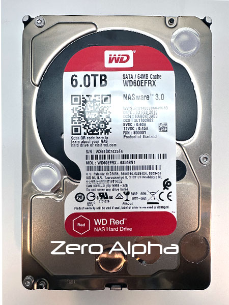 WD Red 6TB NAS 3.5 Inch Internal Hard Drive - 5400 RPM Class, SATA